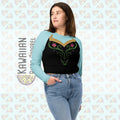 Women's Anna Inspired Recycled long-sleeve crop top