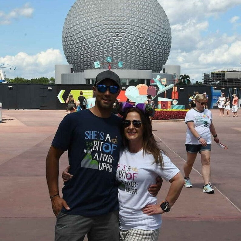 Disney Frozen Shirt, He's a bit of a Fixer-Upper, Princess Anna Cosplay, Trolls Shirt, Disney Couple Shirts, Engagement Gifts, Wedding Shirt