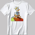 Donald Duck Cosplay Short Sleeve White-Black Men's / Women's T Shirt N529