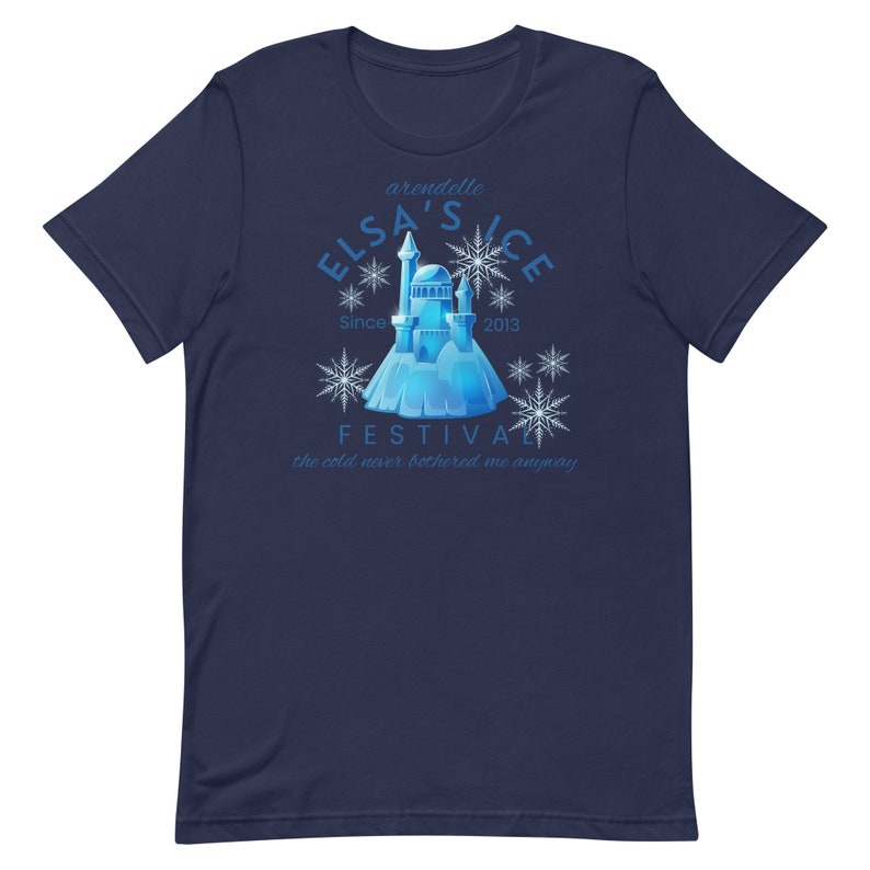 Elsa's Ice Festival T-Shirt, Subtle Frozen Disney Vacation Shirt