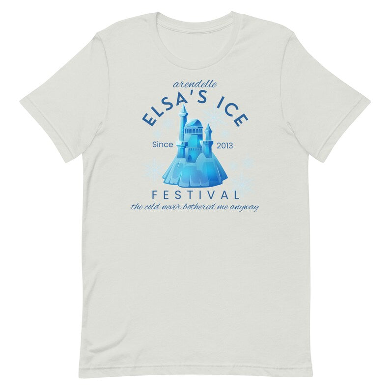 Elsa's Ice Festival T-Shirt, Subtle Frozen Disney Vacation Shirt