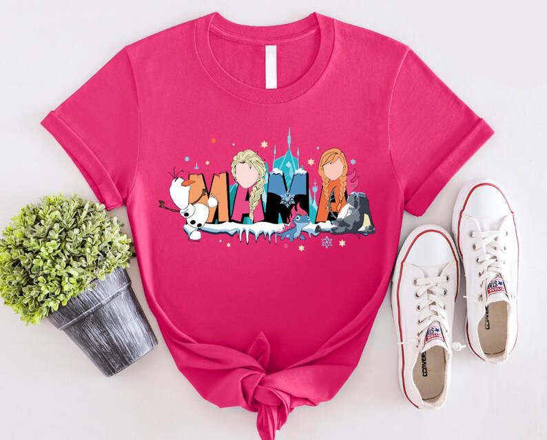 Disney Frozen Mama Shirt, Disney Frozen Elsa Shirt, Disney Frozen Anna Shirt, Disney Frozen Olaf Shirt, Disney Princess Shirt