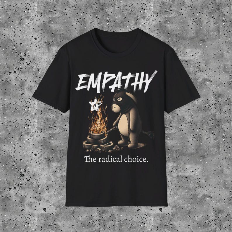 Eeyore Empathy T-Shirt: Sarcastic Donkey Design
