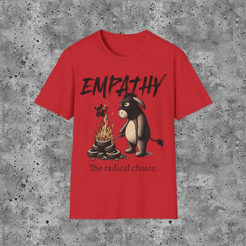 Eeyore Empathy T-Shirt: Sarcastic Donkey Design