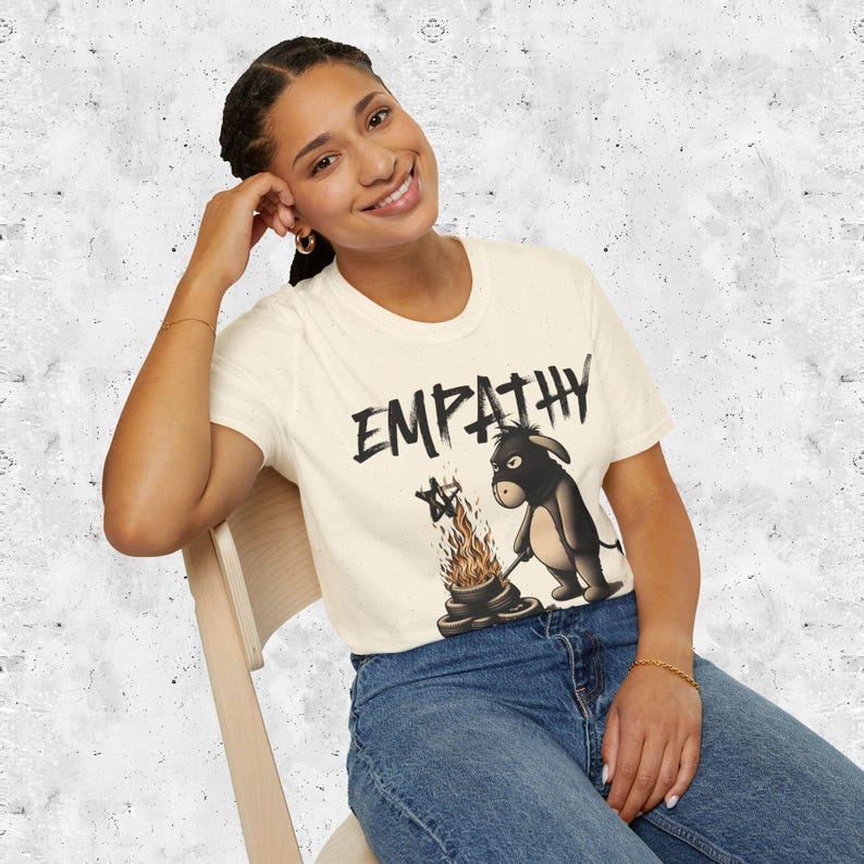 Eeyore Empathy T-Shirt: Sarcastic Donkey Design