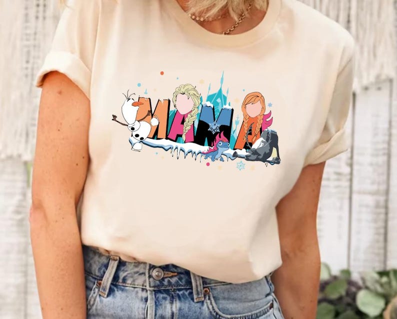 Disney Frozen Mama Shirt, Disney Frozen Elsa Shirt, Disney Frozen Anna Shirt, Disney Frozen Olaf Shirt, Disney Princess Shirt