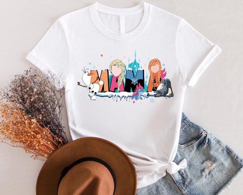 Disney Frozen Mama Shirt, Disney Frozen Elsa Shirt, Disney Frozen Anna Shirt, Disney Frozen Olaf Shirt, Disney Princess Shirt