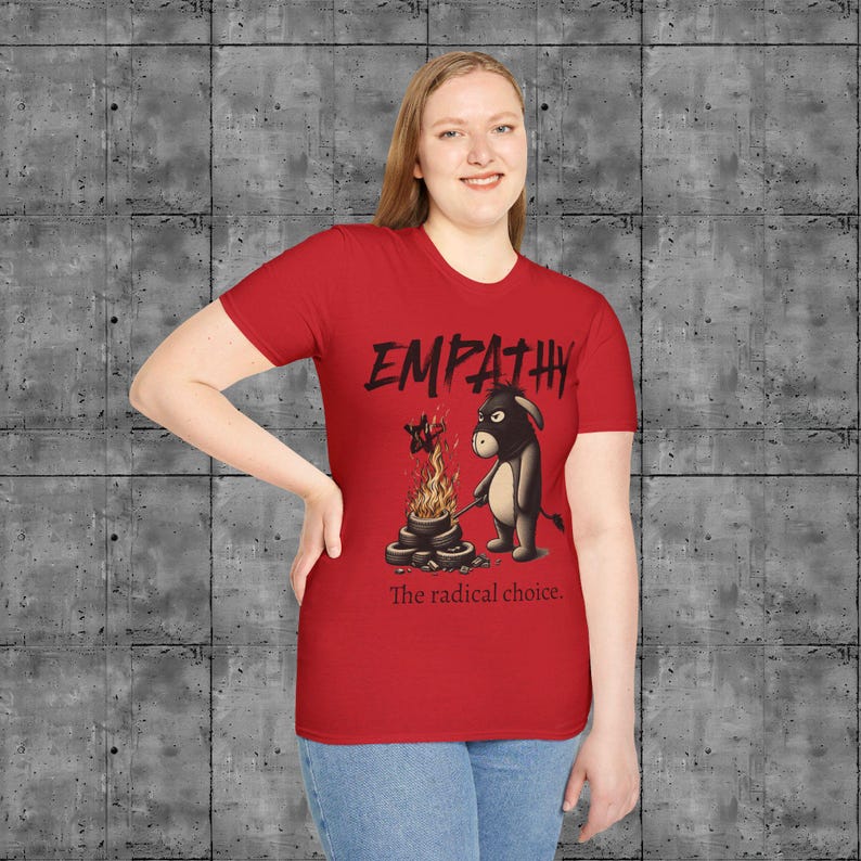 Eeyore Empathy T-Shirt: Sarcastic Donkey Design
