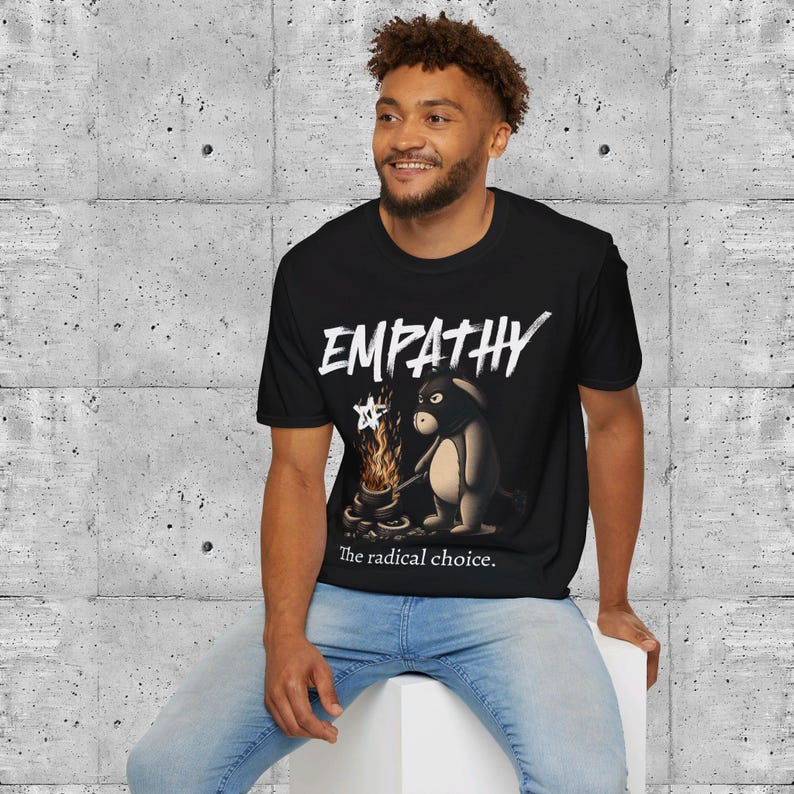 Eeyore Empathy T-Shirt: Sarcastic Donkey Design