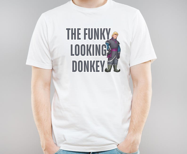 I'm with the Funky Looking Donkey Frozen Family Matching Shirts