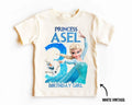 Frozen Birthday T Shirt 100% Cotton, Princess Birthday Tee, Magic Kingdom Shirt, DTF Quality, Matching Family T Shirt, Birthday Girl T Shirt