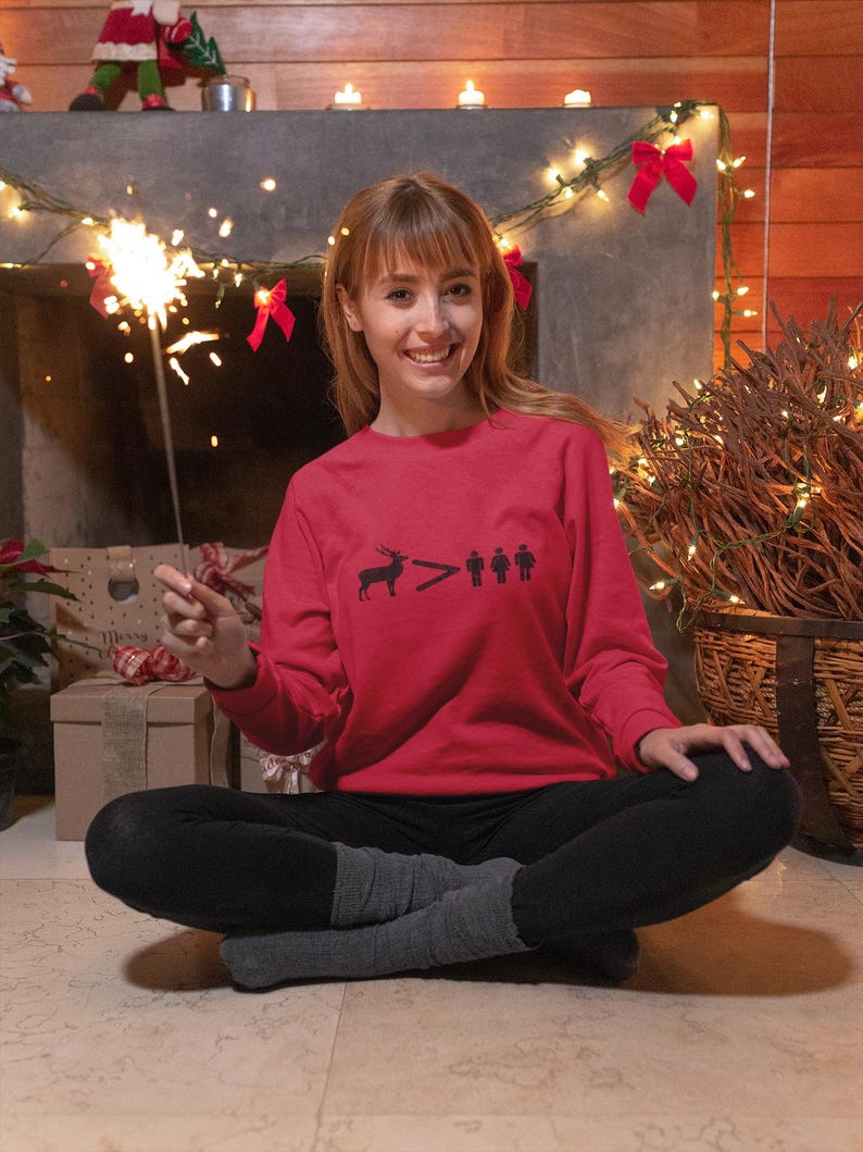 Sven Reindeer Shirt | Frozen Disneybounding Sweatshirt | Funny Christof Disney Shirt | Reindeers Are Better Than People | Elsa Anna Tee