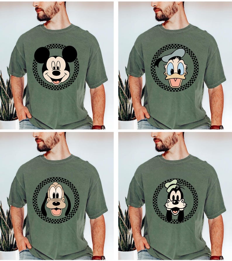 Mickey & Co Shirt, Disney 2025 Family Trip Tee, Minnie Mouse Sweatshirt, Daisy Duck Shirt, Donald Duck Shirt, Goofy Dog Tee, Pluto Dog Shirt