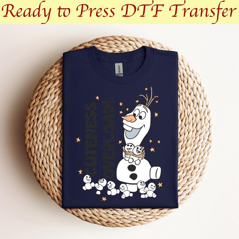 Cuteness Overload Olaf Dtf, Frozen Dtf, Disney Olaf Dtf, Elsa Dtf, Frozen Olaf Dtf, Disney Princess Dtf, Disneyland Dtf,Ready to press