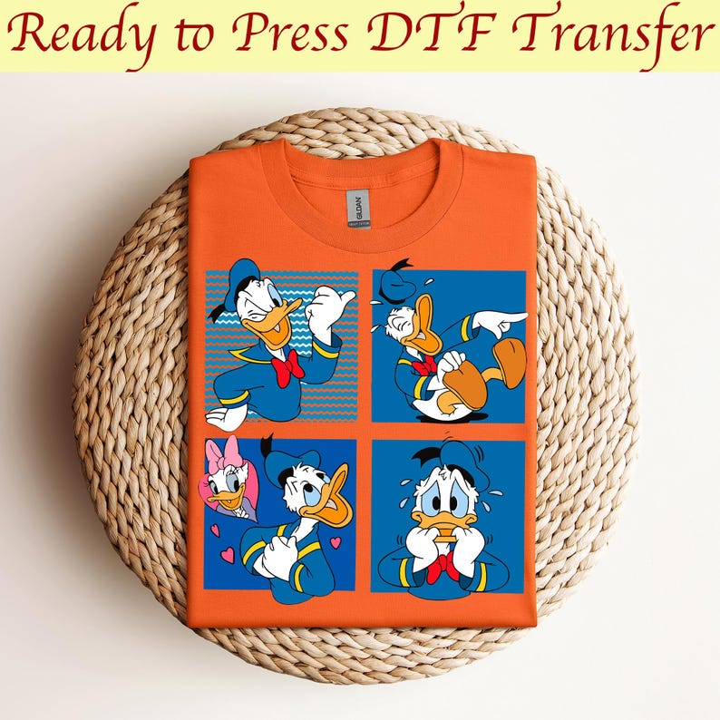 Moods of Donald Dtf, Donald Duck Dtf, Disney Donald Dtf, Donald's Moods Hoodie, Funny Donald Duck Dtf, Mickey and Friends Dtf