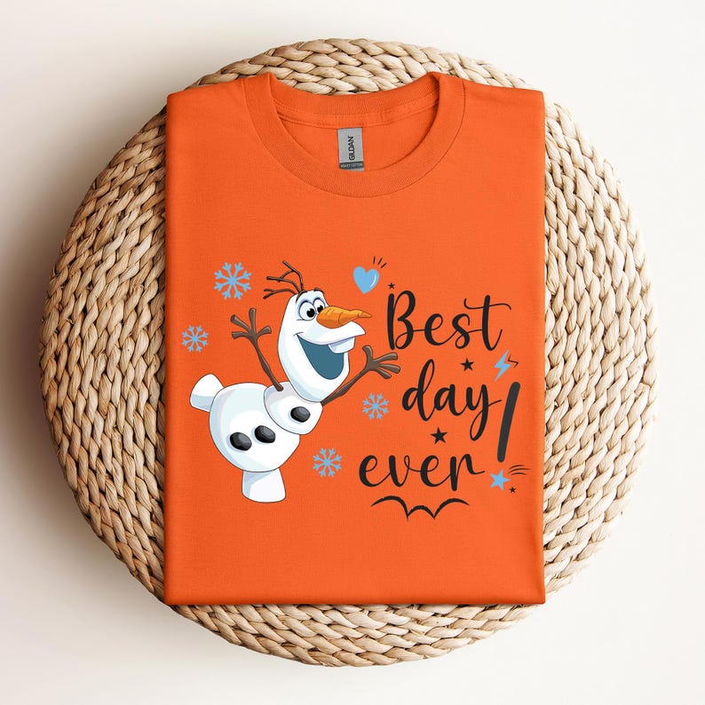 Disney Frozen Olaf T-shirt, Best Day Ever! Sweatshirt, Arendelle Kingdom Tee, Disney Olaf Shirt , Disney Frozen Tee, Magic Kingdom Shirt