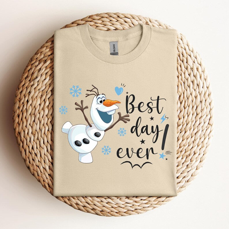 Disney Frozen Olaf T-shirt, Best Day Ever! Sweatshirt, Arendelle Kingdom Tee, Disney Olaf Shirt , Disney Frozen Tee, Magic Kingdom Shirt