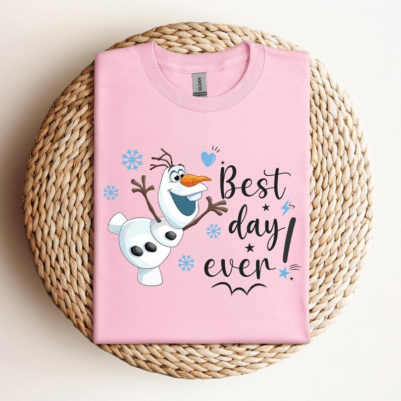 Disney Frozen Olaf T-shirt, Best Day Ever! Sweatshirt, Arendelle Kingdom Tee, Disney Olaf Shirt , Disney Frozen Tee, Magic Kingdom Shirt
