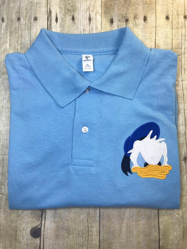 Donald or Daisy Embroidered Polo