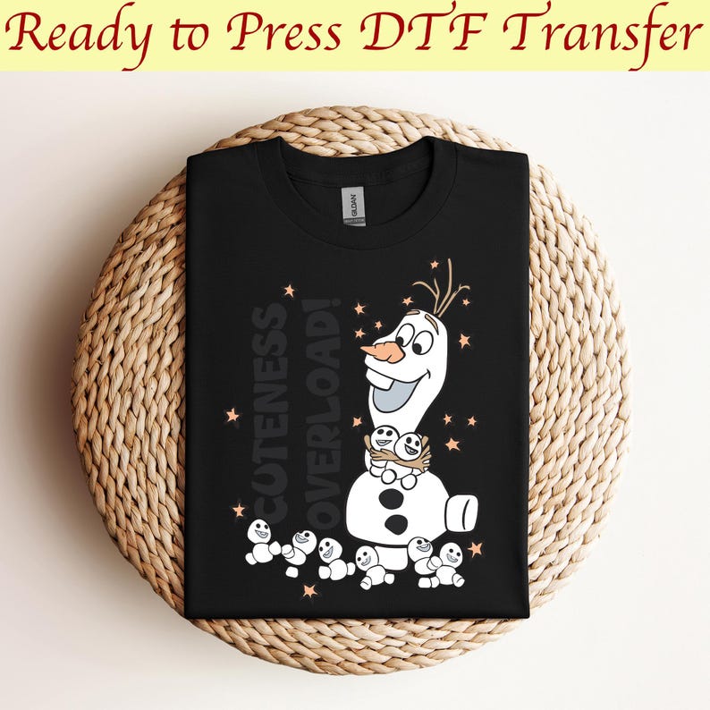 Cuteness Overload Olaf Dtf, Frozen Dtf, Disney Olaf Dtf, Elsa Dtf, Frozen Olaf Dtf, Disney Princess Dtf, Disneyland Dtf,Ready to press