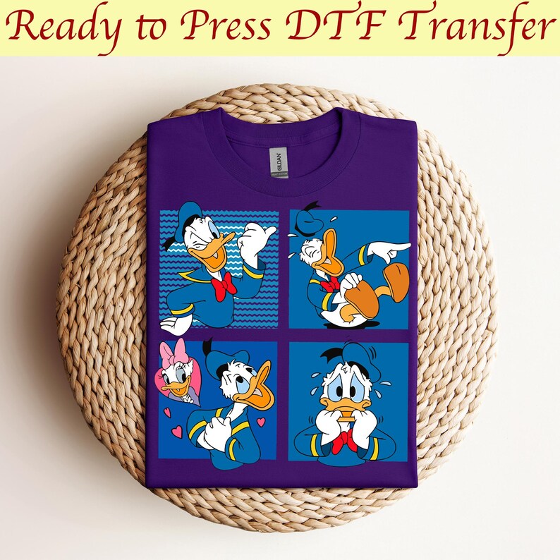 Moods of Donald Dtf, Donald Duck Dtf, Disney Donald Dtf, Donald's Moods Hoodie, Funny Donald Duck Dtf, Mickey and Friends Dtf