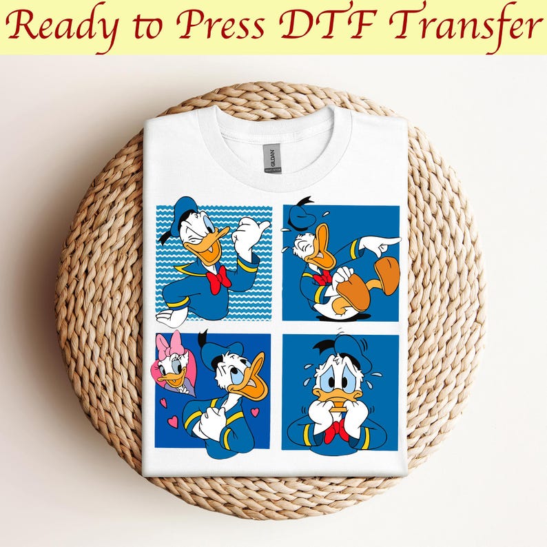 Moods of Donald Dtf, Donald Duck Dtf, Disney Donald Dtf, Donald's Moods Hoodie, Funny Donald Duck Dtf, Mickey and Friends Dtf