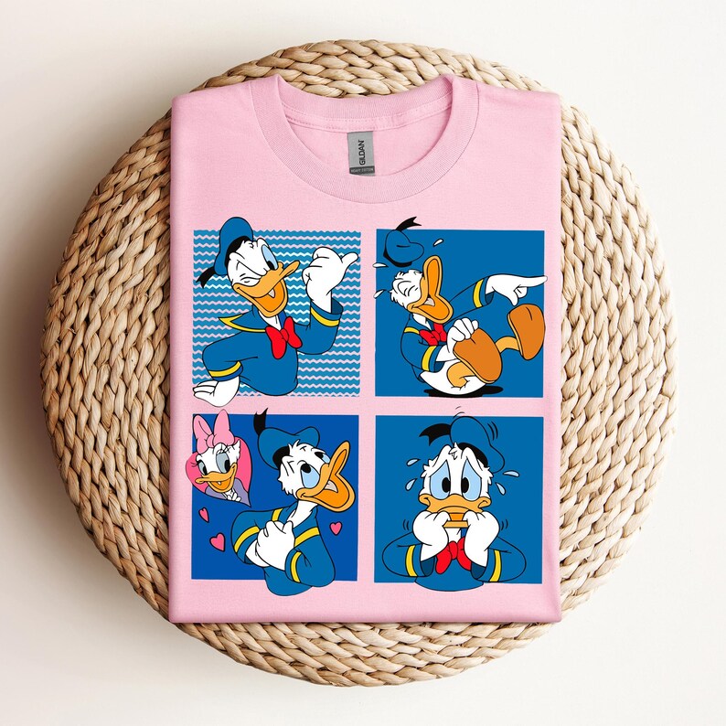 Moods of Donald Sweatshirt, Donald Duck T-Shirt, Disney Donald Tee, Donald's Moods Hoodie, Funny Donald Duck T-Shirt, Mickey and Friends Tee