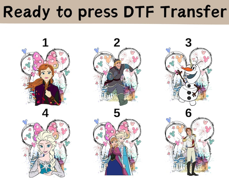 Disney Frozen Friends Castle DTF, Elsa Anna Olaf Kristoff product image 1
