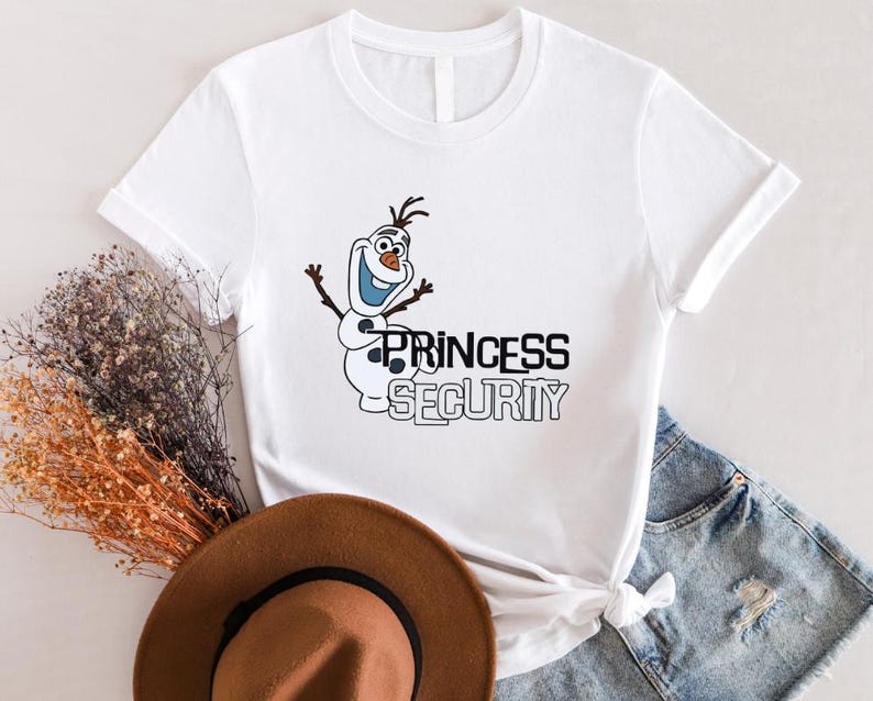 Princess Security Olaf Shirt, Disney Frozen Shirt, Frozen Friends Shirt, Disney Frozen Olaf Shirt,Disney Princess Shirt, Frozen Elsa Shirt