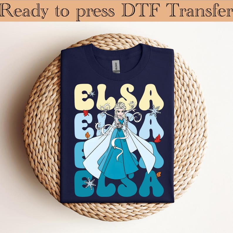 Disney Frozen Elsa Portrait DTF, Elsa Anna Olaf Kristoff DTF, Disney Frozen DTF, Disney Frozen Elsa Dtf, Disney Frozen Friends Dtf