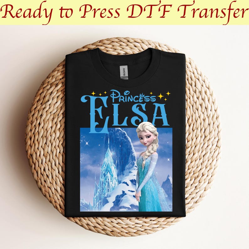 Disney Frozen Elsa Watercolor DTF,Elsa Anna Olaf Kristoff DTF, Disney Frozen DTF, Disney Frozen Elsa Dtf, Disney Frozen Friends Dtf