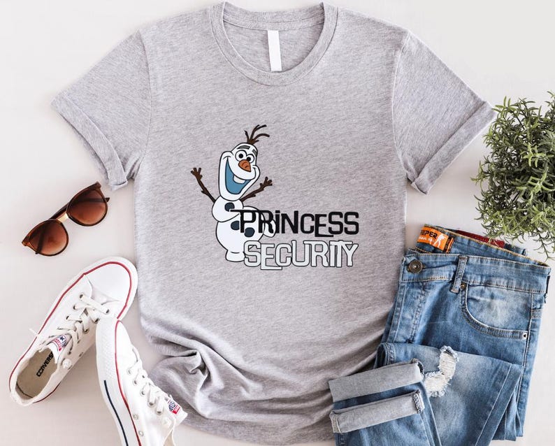 Princess Security Olaf Shirt, Disney Frozen Shirt, Frozen Friends Shirt, Disney Frozen Olaf Shirt,Disney Princess Shirt, Frozen Elsa Shirt