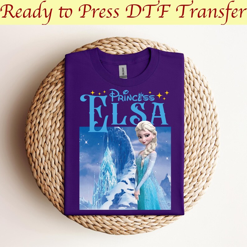 Disney Frozen Elsa Watercolor DTF,Elsa Anna Olaf Kristoff DTF, Disney Frozen DTF, Disney Frozen Elsa Dtf, Disney Frozen Friends Dtf