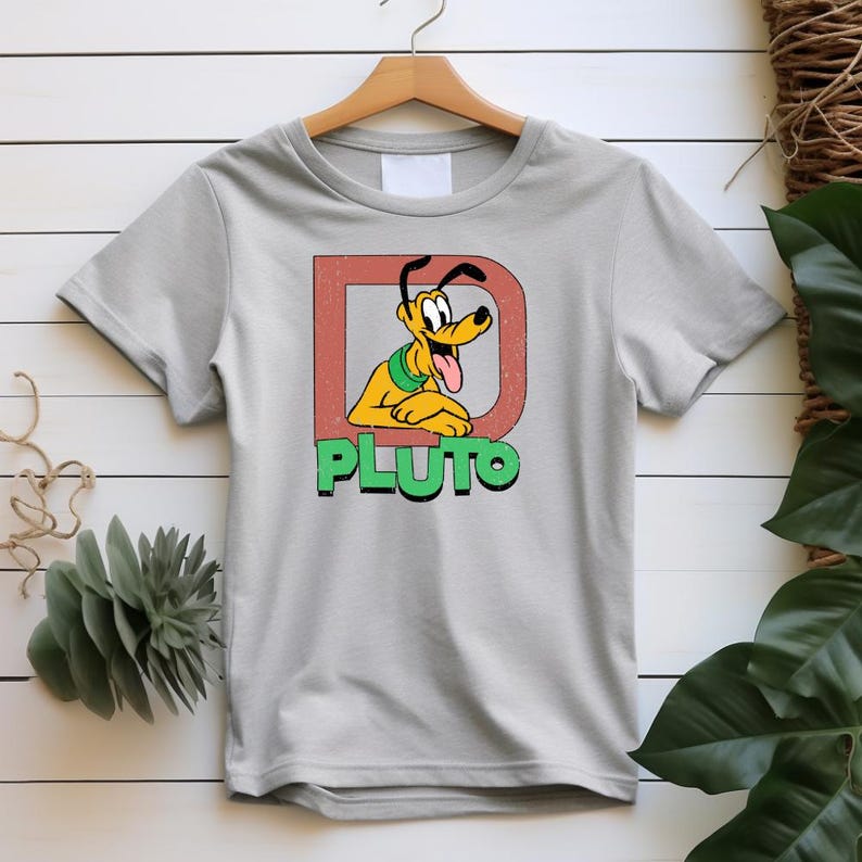 Disney Character Letter Shirts, Mickey, Minnie, Donald, Daisy, Goofy, Pluto Matching Tees, Family Vacation, Disney Family Matching Disney