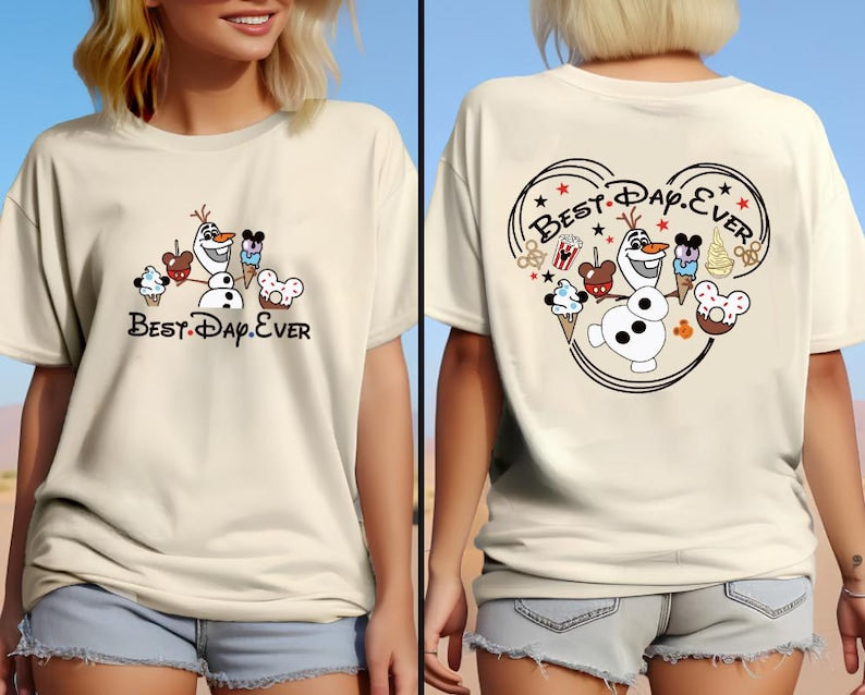 Olaf Best Day Ever Shirt, Disney Frozen Shirt, Frozen Friends Shirt, Disney Frozen Olaf Shirt, Disney Princess Shirt, Frozen Elsa Shirt