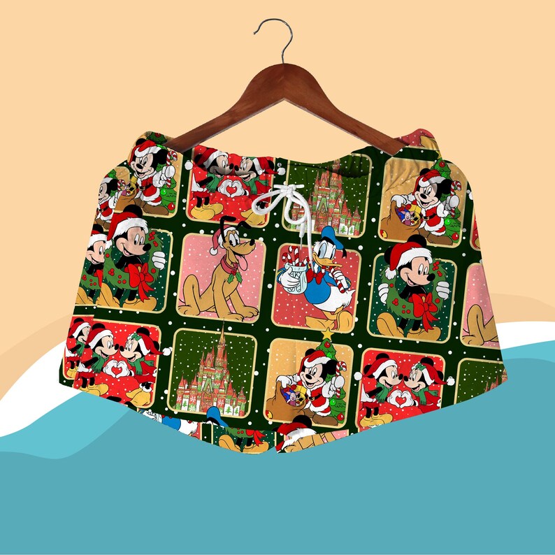 Christmas Hawaiian Shirt Mickey Shirt, Donald Shirt, Pluto Shirt, Santa Shirt, Holiday Vacation Outfit for Men Women, Christmas Shirt gifts