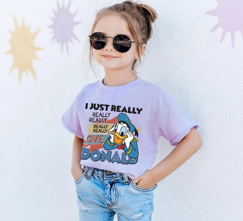 I Just Really Love Donald Duck Shirt, Donald Duck T-Shirt, Donald Duck Style, Donald Duck Gift Tee, Custom Donald Duck, Love Disney Shirt