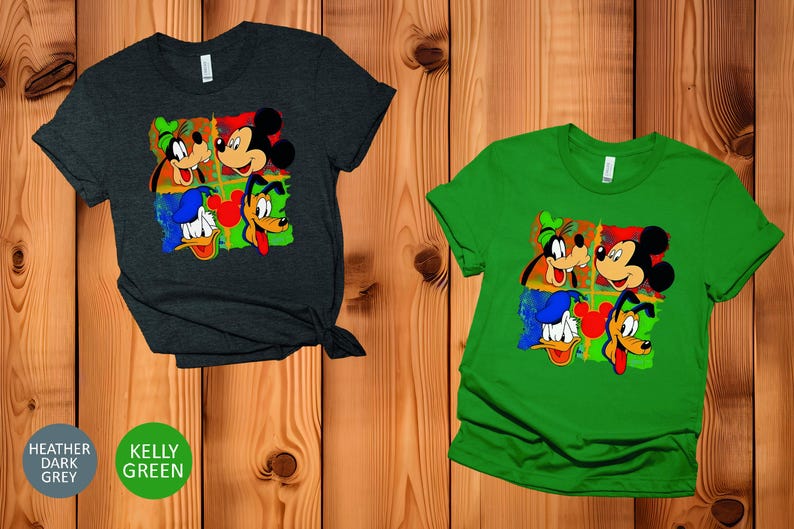 Mickey Mouse and Friends T-Shirt, Disney Goofy Shirt, Magic Kingdom Donald Duck Shirt, Disneyland Matching Pluto Tee, Kid Outfit, Unisex Tee