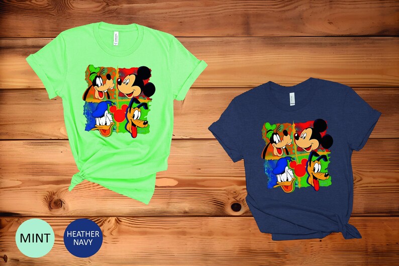 Mickey Mouse and Friends T-Shirt, Disney Goofy Shirt, Magic Kingdom Donald Duck Shirt, Disneyland Matching Pluto Tee, Kid Outfit, Unisex Tee