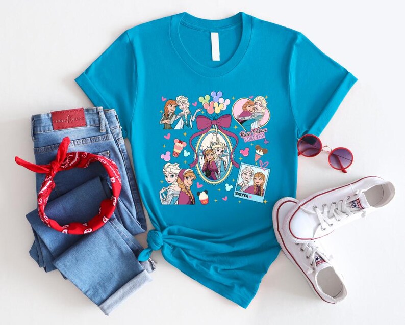 Disney Frozen Elsa And Anna Shirt, Disney Frozen Best Friends Forever Shirt, Frozen Friends Shirt, Disney Frozen Shirt,Disney Princess Shirt