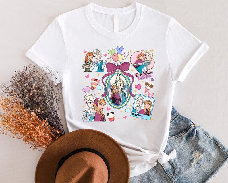 Disney Frozen Elsa And Anna Shirt, Disney Frozen Best Friends Forever Shirt, Frozen Friends Shirt, Disney Frozen Shirt,Disney Princess Shirt