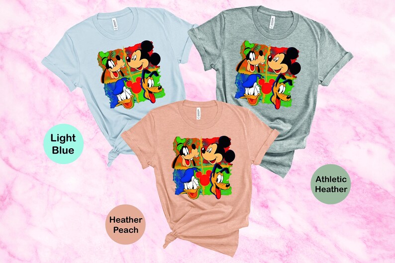 Mickey Mouse and Friends T-Shirt, Disney Goofy Shirt, Magic Kingdom Donald Duck Shirt, Disneyland Matching Pluto Tee, Kid Outfit, Unisex Tee