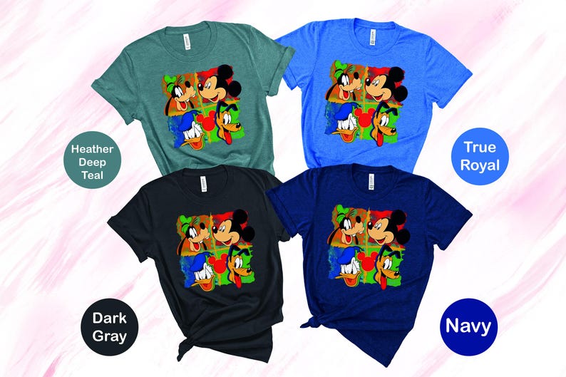 Mickey Mouse and Friends T-Shirt, Disney Goofy Shirt, Magic Kingdom Donald Duck Shirt, Disneyland Matching Pluto Tee, Kid Outfit, Unisex Tee