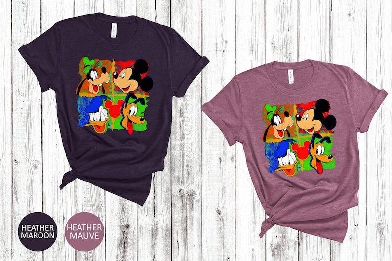 Mickey Mouse and Friends T-Shirt, Disney Goofy Shirt, Magic Kingdom Donald Duck Shirt, Disneyland Matching Pluto Tee, Kid Outfit, Unisex Tee