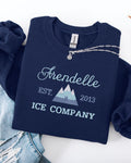 Embroidered Frozen Arendelle Sweatshirt: Arendelle Ice Company Established 1993 shirt
