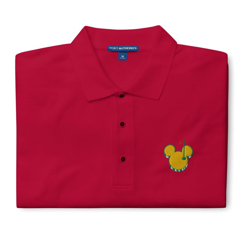 Mouse-ter’s Mickey Golf Tourament Inspired Embroidered Relaxed Fit Polo | Subtle Disney Golf Shirt | Country Club Disney Style