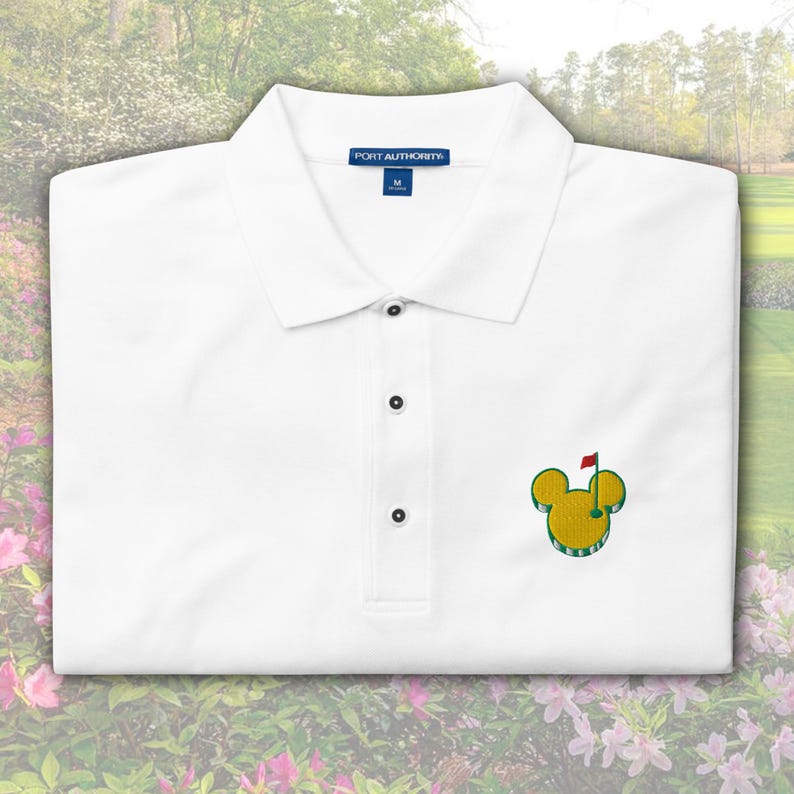 Mouse-ter’s Mickey Golf Tourament Inspired Embroidered Relaxed Fit Polo | Subtle Disney Golf Shirt | Country Club Disney Style