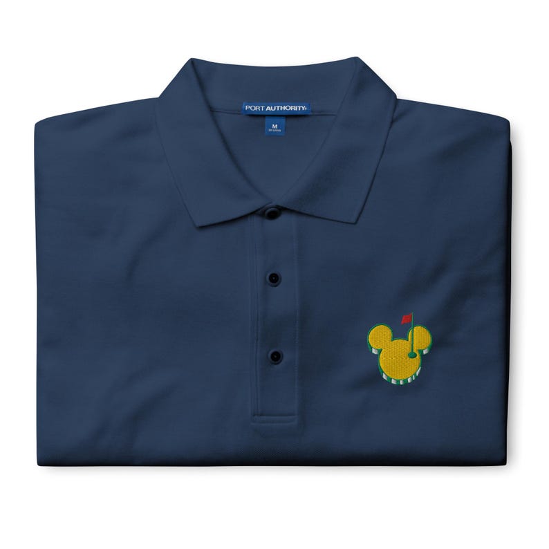 Mouse-ter’s Mickey Golf Tourament Inspired Embroidered Relaxed Fit Polo | Subtle Disney Golf Shirt | Country Club Disney Style