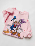 Embroidered Donald Duck & Daisy Duck Couple Sweatshirt, Disney Couple Shirt, Disney Valentine Shirt, Donald Daisy Love Tee, Disney Trip