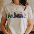 Custom Name Disney Frozen Shirt, Personalized Disney Elsa Anna Olaf Kristoff Sven Tshirt, Disneyland Vacation Holiday Family, Magic Kingdom